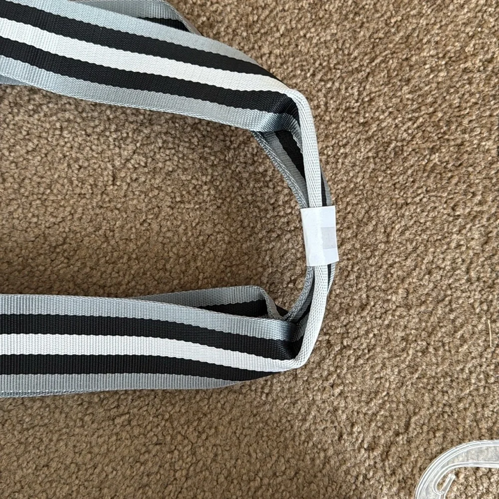 Think Rolyn Wingman White Tote Bag with Stripes - Picture 2 of 7